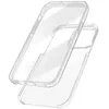 Image de Coque pour iPhone 14 Pro Max Intégrale Arrière Rigide Transparent et Avant Souple Avizar Transparent
