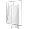 Image de Coque pour Samsung Galaxy Z Fold 4 Silicone Souple et Film Verre Trempé 9H Avizar transparent