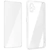 Image de Coque pour Samsung Galaxy Xcover 6 Pro Silicone Souple et Film Verre Trempé 9H Avizar transparent