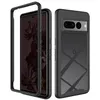 Image de Coque pour Google Pixel 7 Pro Antichoc Dos Rigide Transparent + Contour Silicone Avizar Noir