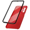 Image de Coque pour Samsung Galaxy A23 Intégrale Arrière Rigide Transparent et Avant Souple Avizar rouge