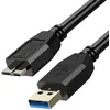 Image de Avizar Câble USB 3.0 vers Micro B pour Samsung Galaxy S5 Note 3 et Note Pro 12.2 Longueur 18m - Noir