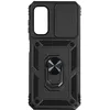 Image de Coque pour Samsung Galaxy A14 4G et 5G avec Cache caméra et Bague Support Vidéo Avizar Noir