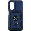Image de Coque pour Samsung Galaxy A54 5G avec Cache caméra et Bague Support Vidéo Avizar Bleu