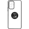 Image de Coque pour Samsung Galaxy A23 5G et M23 5G Bi-matière Bague Métallique Support Vidéo Avizar Noir