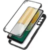 Image de Coque pour Samsung Galaxy A13 5G et A04s Antichoc Dos Plexiglas Avant Polymère Coins Renforcés Avizar Contour noir