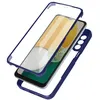 Image de Coque pour Samsung Galaxy A13 5G et A04s Antichoc Dos Plexiglas Avant Polymère Coins Renforcés Avizar Contour bleu