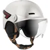 Image de Casque VÃ©lo Casr Casque Velo / Trottinette Led Glow Creme L Transparent