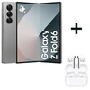 Image de Samsung Smartphone Samsung Pack Galaxy Z Fold6 6,3" 5G Double nano SIM 256 Go Gris + Bud3 Pro