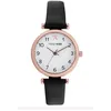 Image de Trendy Kiss Montre Trendy Kiss Femme Romy Acier Doré Rose Cuir Noir Trg10134-01