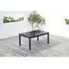 Image de Table De Jardin Et 12 Chaises En Aluminium Gris Ravenne