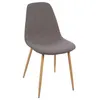 Image de Chaise design scandinave Roka - Gris foncÃ©