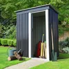 Image de Abri De Jardin 1,3 MÂ² Gris En Acier GalvanisÃ©
