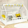 Image de Lit Cabane Enfant 80 X 160 Cm Neree Blanc