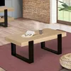 Image de Table basse PHOENIX bois et noir