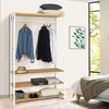 Image de Dressing large DETROIT design industriel bois et mÃ©tal blanc