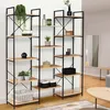 Image de IDMarket Étagère Bibliothèque Trio 5 Niveaux Detroit Design Industriel 170 Cm