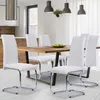 Image de Lot de 6 chaises mia blanches pour salle Ã  manger