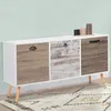 Image de Buffet bas scandinave 113 cm BAHIA 3 portes