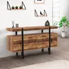 Image de Buffet 140 Cm Austria 4 Portes Pieds Ãpingle