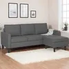 Image de CanapÃ© d'angle 3 places marius 200 cm rÃ©versible gris anthracite