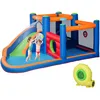 Image de Château Gonflable Enfant - Toboggan, Trampoline, Piscine - Gonfleur, Sac De Transport Inclus - Dim. 3,8l X 3,4l X 1,7h M - Polyester Multicolore