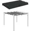 Image de Outsunny Outsunny Toile De Rechange Pergola Rétractable 3 M Polyester Gris