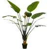Image de Homcom Plante artificielle Strelitzia H. 180 cm lichen pot inclus