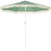 Image de Outsunny Parasol Inclinable De Jardin Style Bohème À Franges Polyester Vert