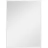 Image de Homcom Miroir mural rectangulaire dim. 60L x 80H cm MDF blanc