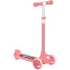 Image de Trottinette Pour Enfants Trottinette 3 Roues Lumineuses Led Hauteur Guidon Réglable Frein À Friction Arrière Rose