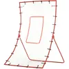Image de Filet De Rebond De Football - Rebondisseur De Football Angle RÃ©glable - Dim. 175l X 115h Cm - Blanc Rouge