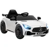 Image de Voiture Électrique Enfant Licence Officielle Mercedes-Benz Amg Gtr - 12v, 5km/H Max. - Nombreux Effets - Télécommande - Blanc