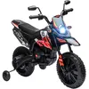 Image de Motocross Ã©lectrique enfant licence officielle Aprilia RX 125 max. 6 Km/h roues aux. amovibles rouge