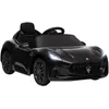 Image de Voiture Électrique Enfant Licence Officielle Maserati Gran Turismo Folgore Télécommande Nombreux Effets Noir