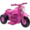 Image de Moto Électrique Enfant Chopper 6v Env. 3km/H 3 Roues Effets Lumineux Sonores Fonction Bulles Rose