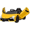 Image de Voiture Électrique Enfant Licence Lamborghini Revuelto Télécommande Effets Sonores Lumineux Jaune