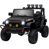 Image de Voiture 4x4 Électrique Enfant 2 Moteurs 12v 3 Vitesses Télécommande Noir