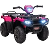 Image de Quad Électrique Enfant 12v 2 Moteurs Vitesse 2-4km/H Effets Lumineux Sonores Rose