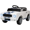 Image de Voiture Électrique Enfant Licence Officielle Ford Shelby Gt 350 - 12v, 3.5km/H Max. Télécommande Nombreux Effets Blanc Bleu