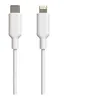 Image de MUVIT - Câble Lightning - Lightning mâle pour 24 pin USB-C mâle - 1.2 m - blanc