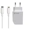 Image de MUVIT - Adaptateur secteur - 20 Watt - 3 A - PD (24 pin USB-C) - sur le câble : Lightning - blanc