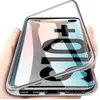 Image de Coque pour Samsung Galaxy S10 PLUS - Coque Magnétique Argent Housse Etui 360 Intégral Full Protection Métal Vitre Arriere Ultra Résistant Phonillico®