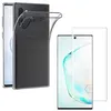 Image de Coque pour Samsung Galaxy NOTE 10 + Verre Trempe - Protection Silicone Souple Ultra Mince Film Intégral Vitre Protection Ecran [Phonillico®]