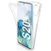 Image de Coque pour Samsung Galaxy S20 PLUS - TPU Silicone Intégrale Transparent Deux Parties Avant Arrière Emboitable Phonillico®