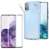 Image de Coque pour Samsung Galaxy S20 - Verre Trempe Bord Noir - Protection Silicone Souple Ultra Mince Film Vitre Protection Ecran [Phonillico®]