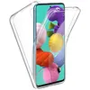Image de Coque pour Samsung Galaxy A51 - Silicone Intégrale Transparent Protection Souple 2 Parties Avant Arrière Emboitable [Phonillico®]