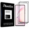 Image de Verre Trempe pour Samsung Galaxy NOTE 10 LITE [Pack 2] Film Bord Noir Protection Ecran [Phonillico®]