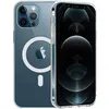 Image de Coque pour iPhone 12 PRO (6,1) - Silicone Transparent avec Cercle magnétique intégré Phonillico®