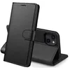 Image de Coque pour iPhone 13 PRO (6,1") - Portefeuille Noir Rabat Clapet Aimanté Rangement Cartes Phonillico®